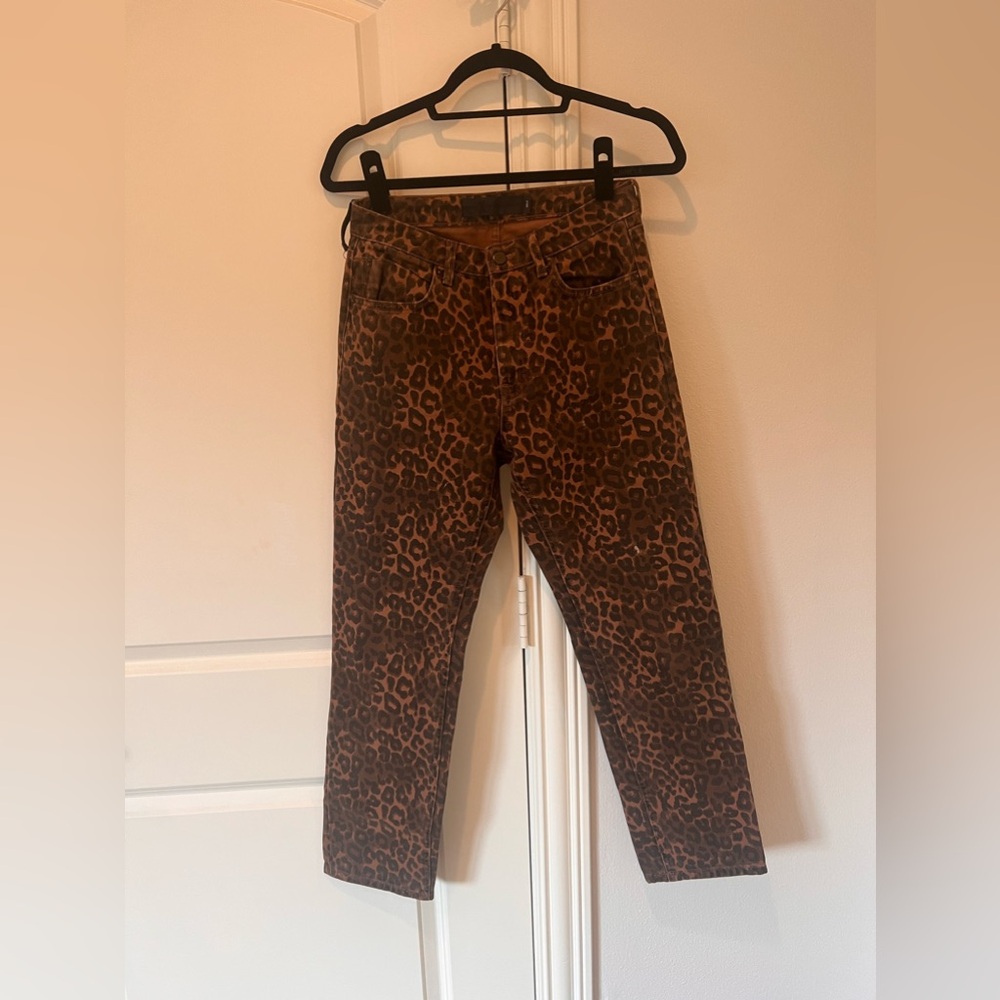 Leopard/Cheetah Print Jeans